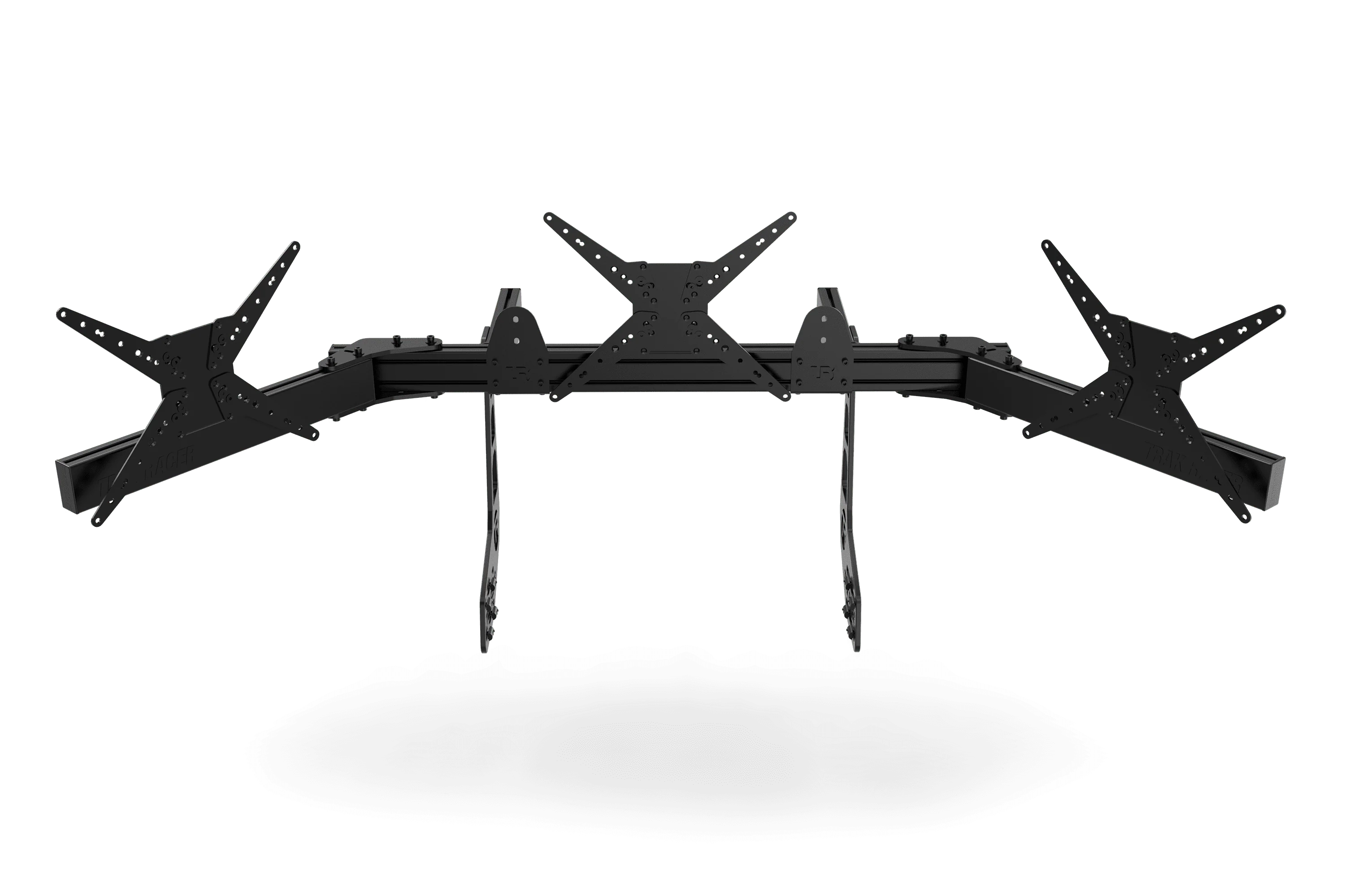 Cockpit-Mounted Triple Monitor Mount - Supports up to 45" Displays - Image 2