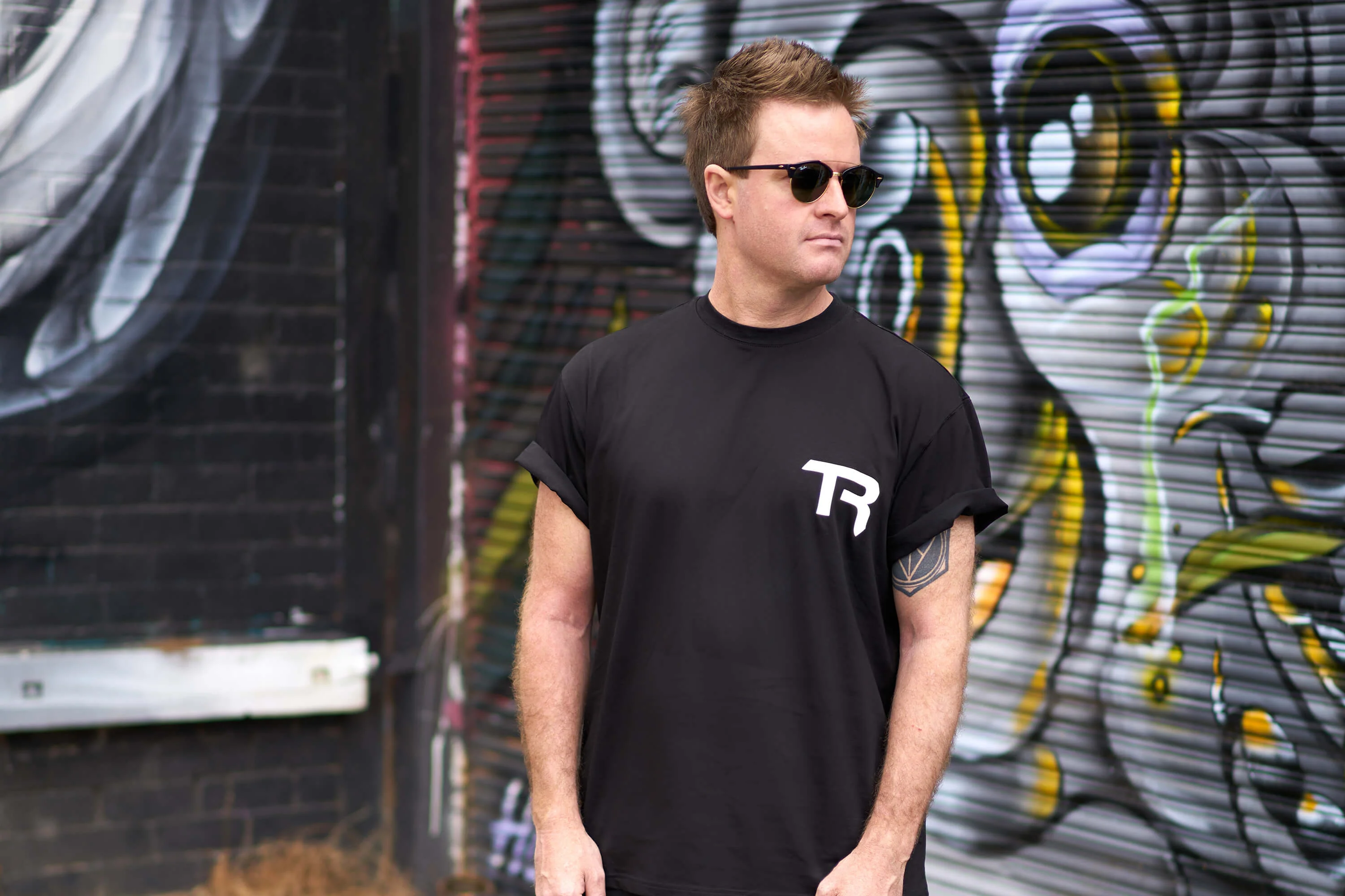 TR Monogrammed Cotton T-shirt - Image 2