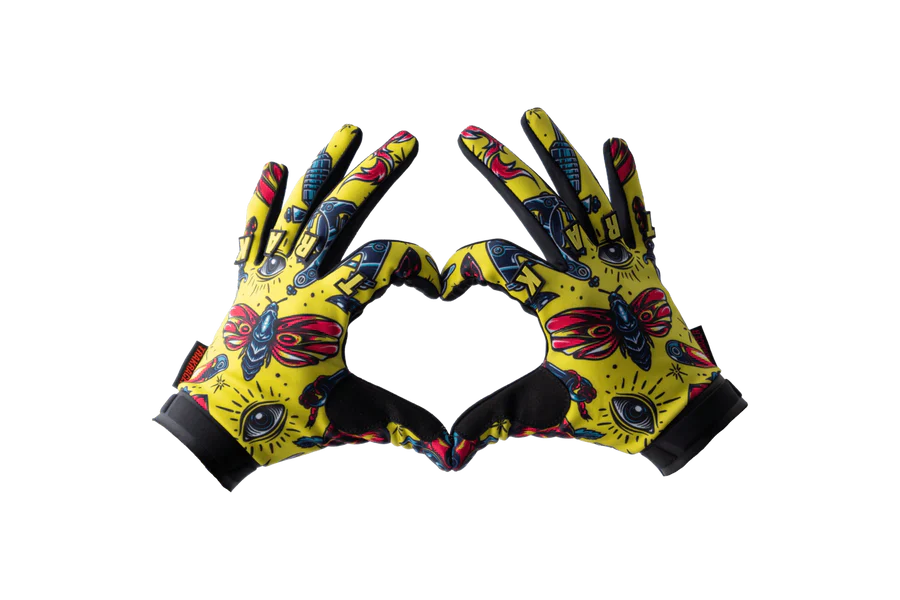 Trak Racer Multi-Use Sim Racing Gloves - Yellow