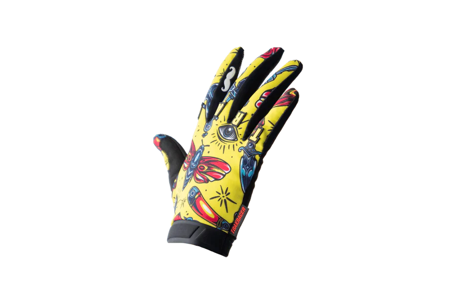 Trak Racer Multi-Use Sim Racing Gloves - Yellow - Image 2
